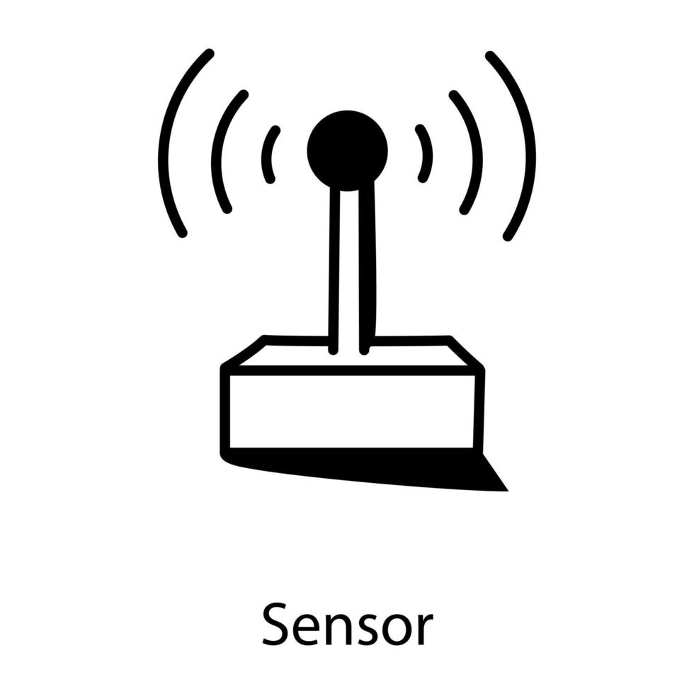 sensor en smartapparaat vector