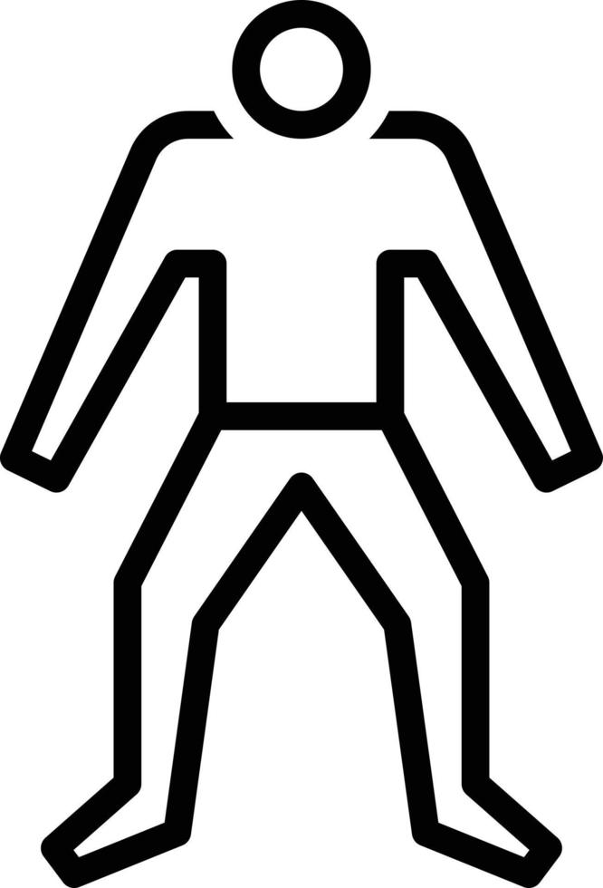 lijn pictogram voor de mens vector