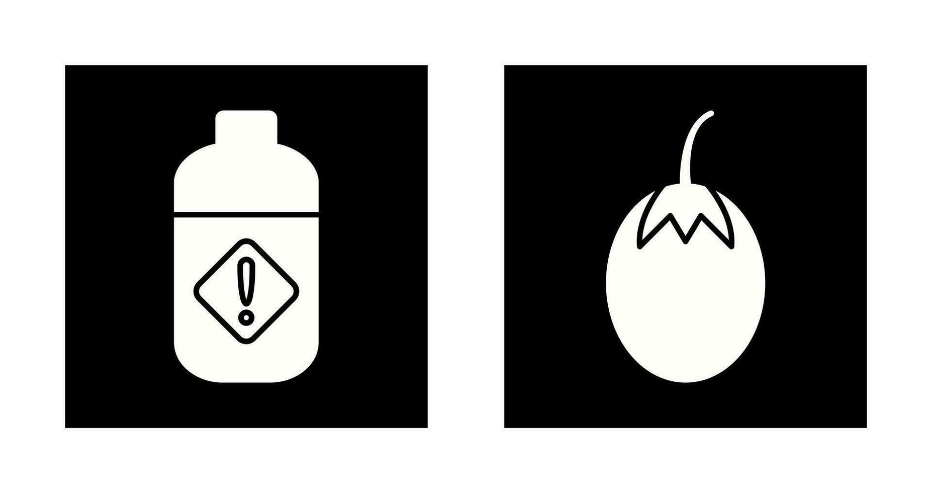 groente fabriek en pesticide icoon vector