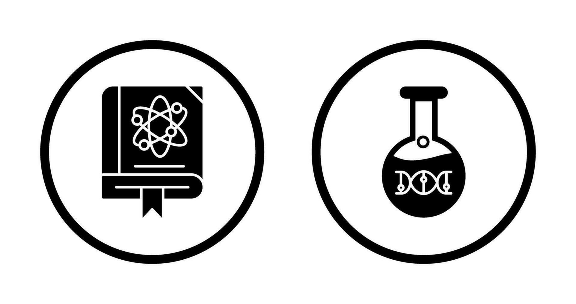 wetenschap en dna icoon vector