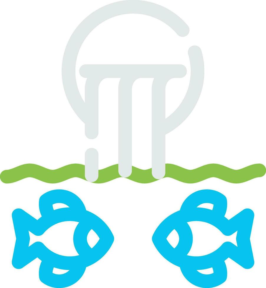 rivier- visvangst creatief icoon ontwerp vector