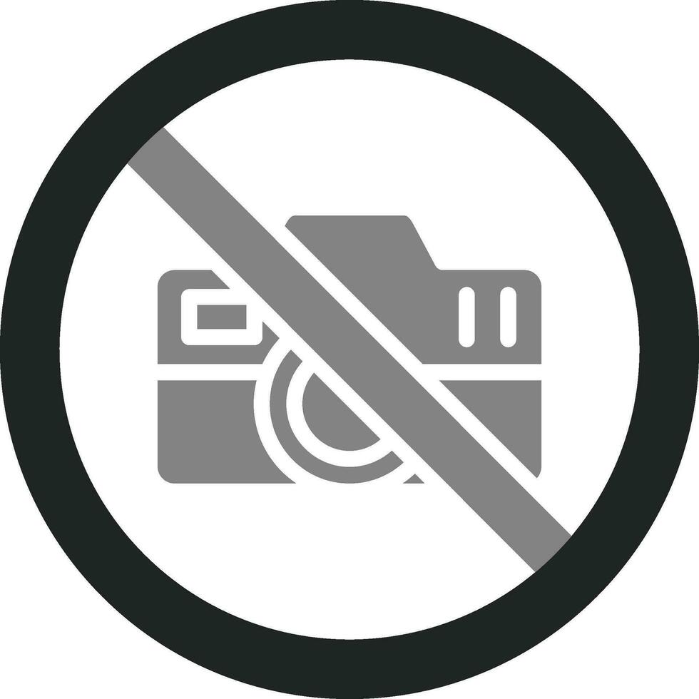 Nee camera vector icoon