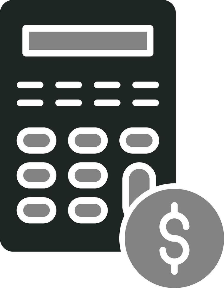 rekenmachine vector pictogram