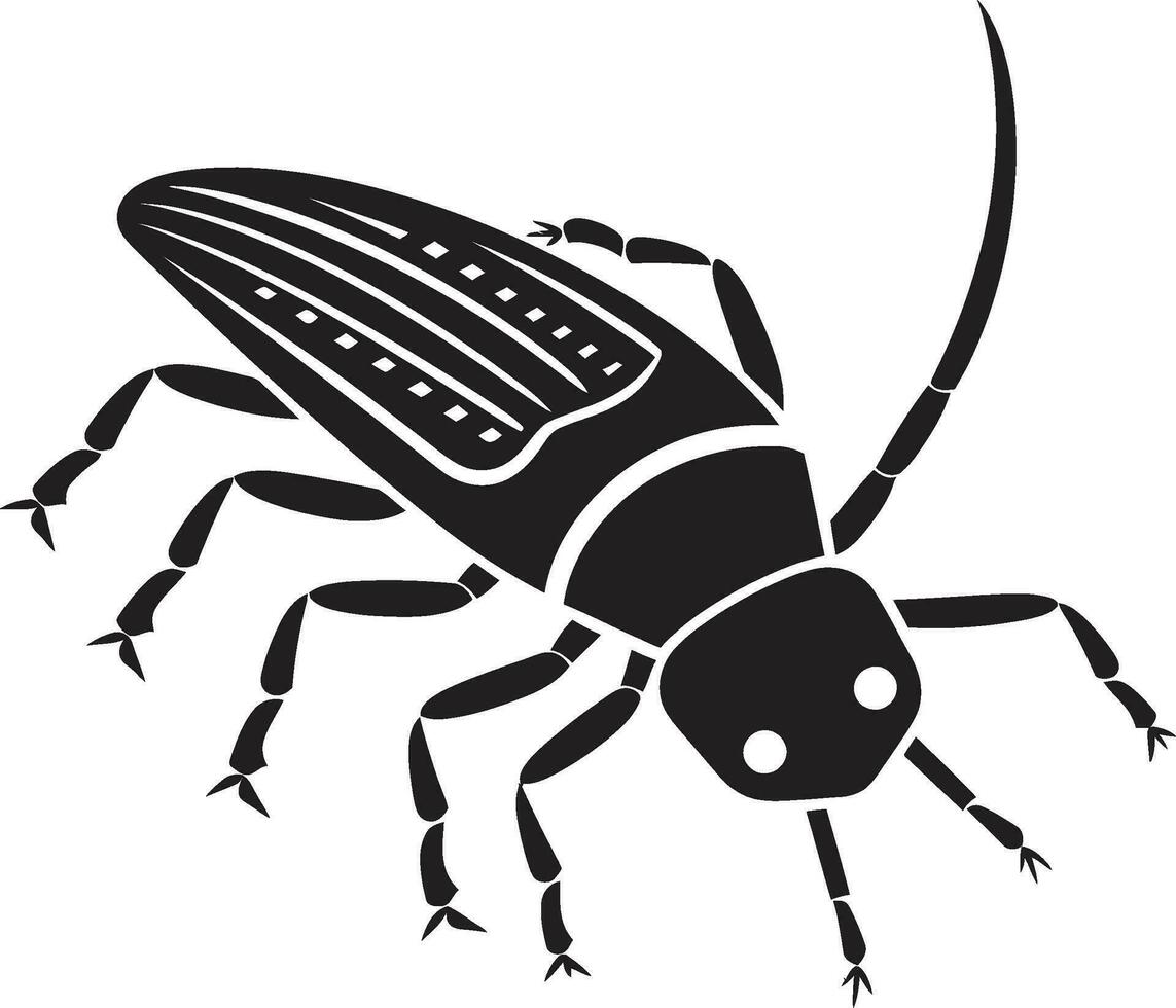 elegantie van de afgrond vector zee embleem gebeeldhouwd insect symbool stil glinsterende schoonheid