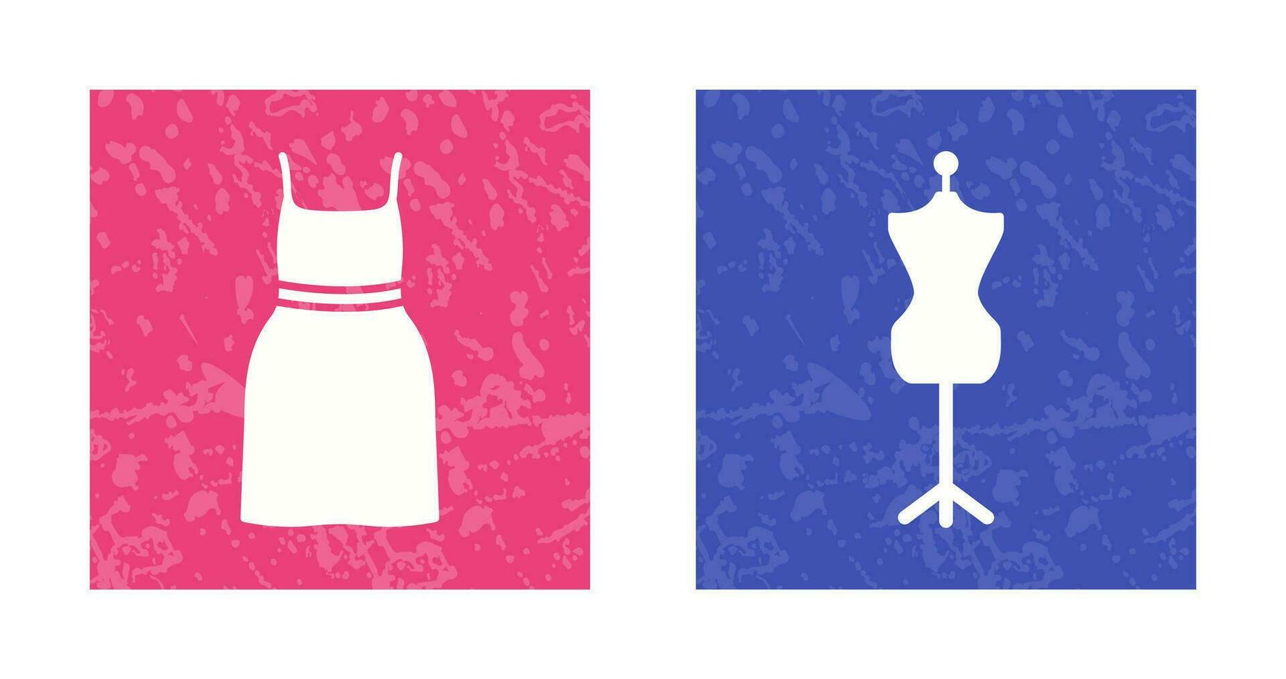 cocktail jurk en jurk houder icoon vector
