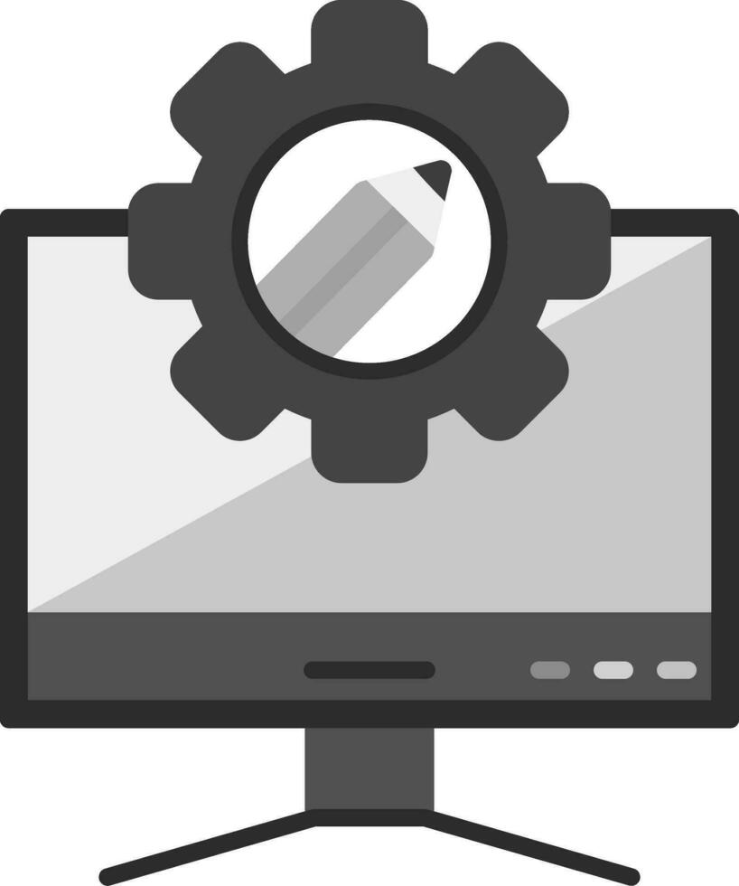 computer vector pictogram