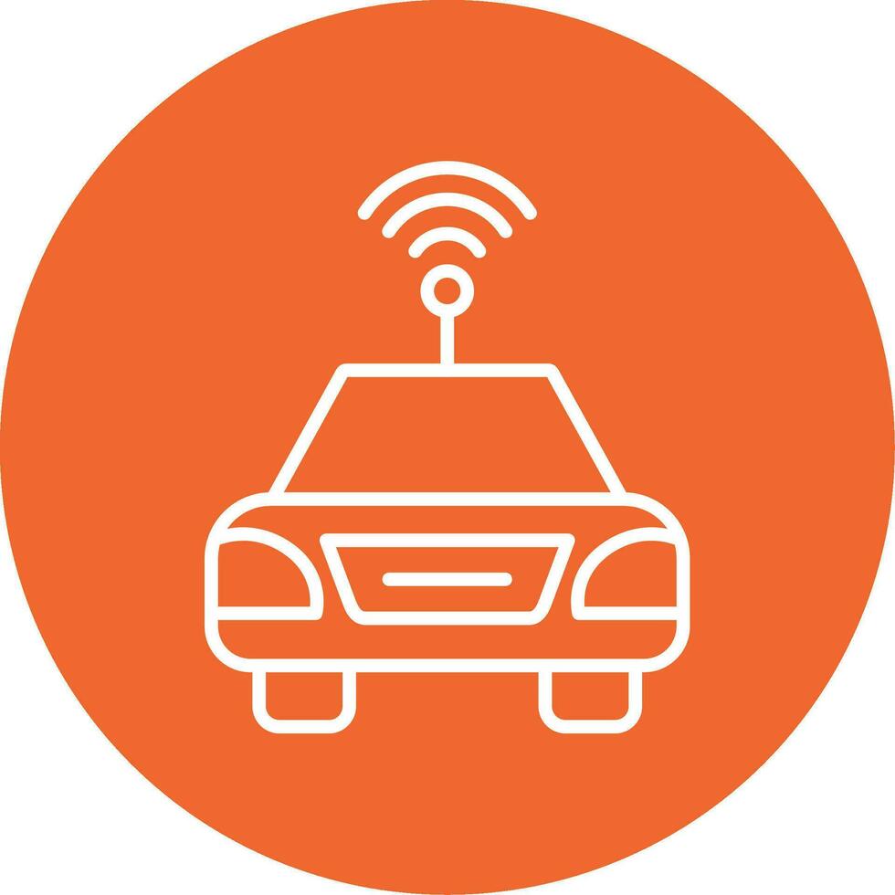 autonome auto vector icon vector