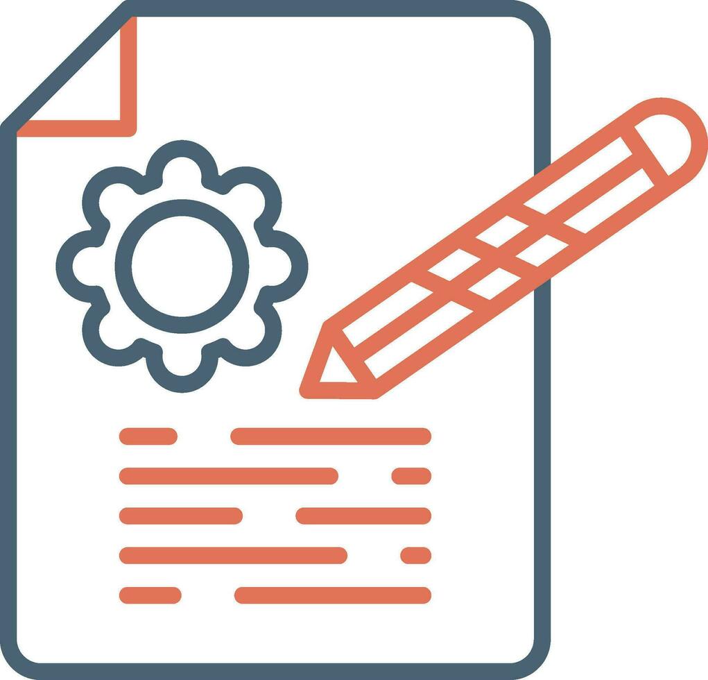 contract vector pictogram