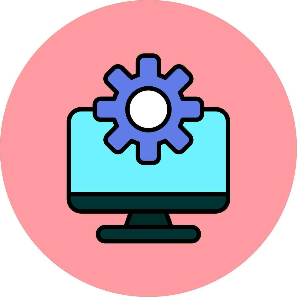 computer vector pictogram