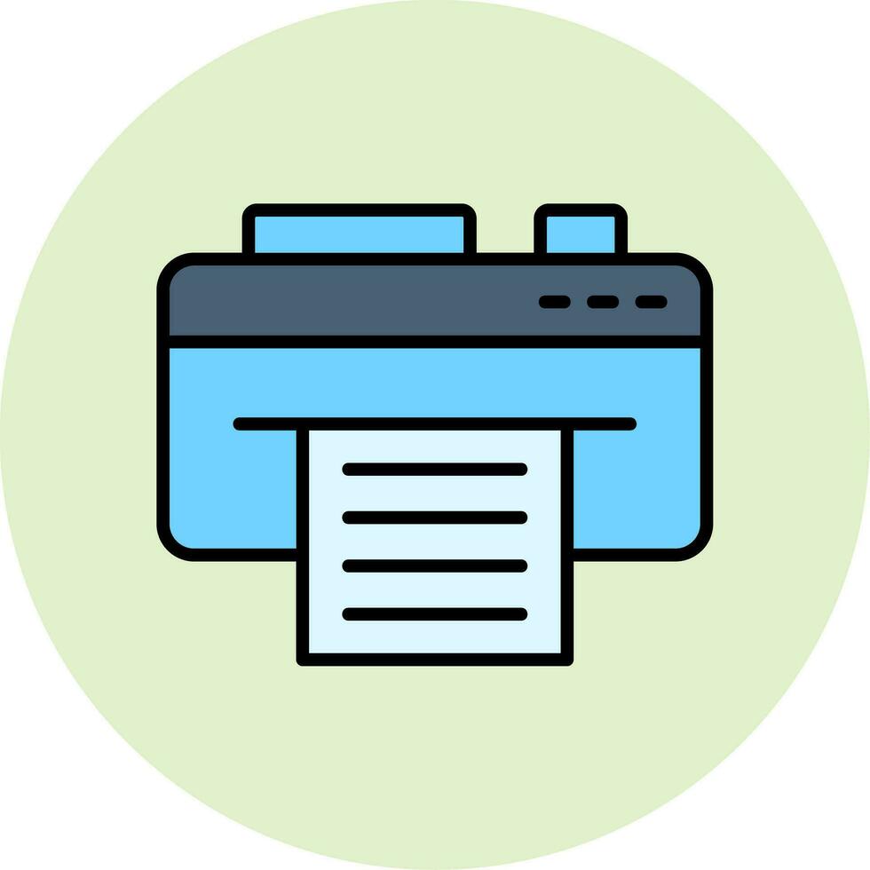 printer vector pictogram