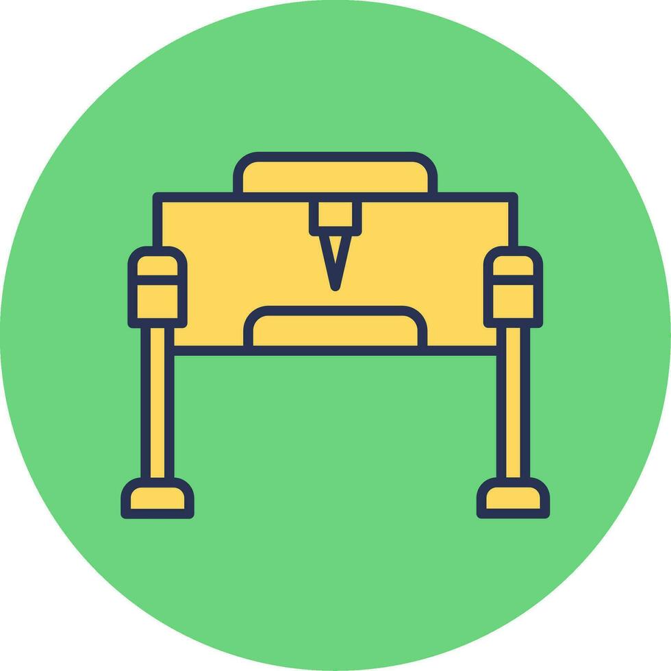 3D-printer vector pictogram