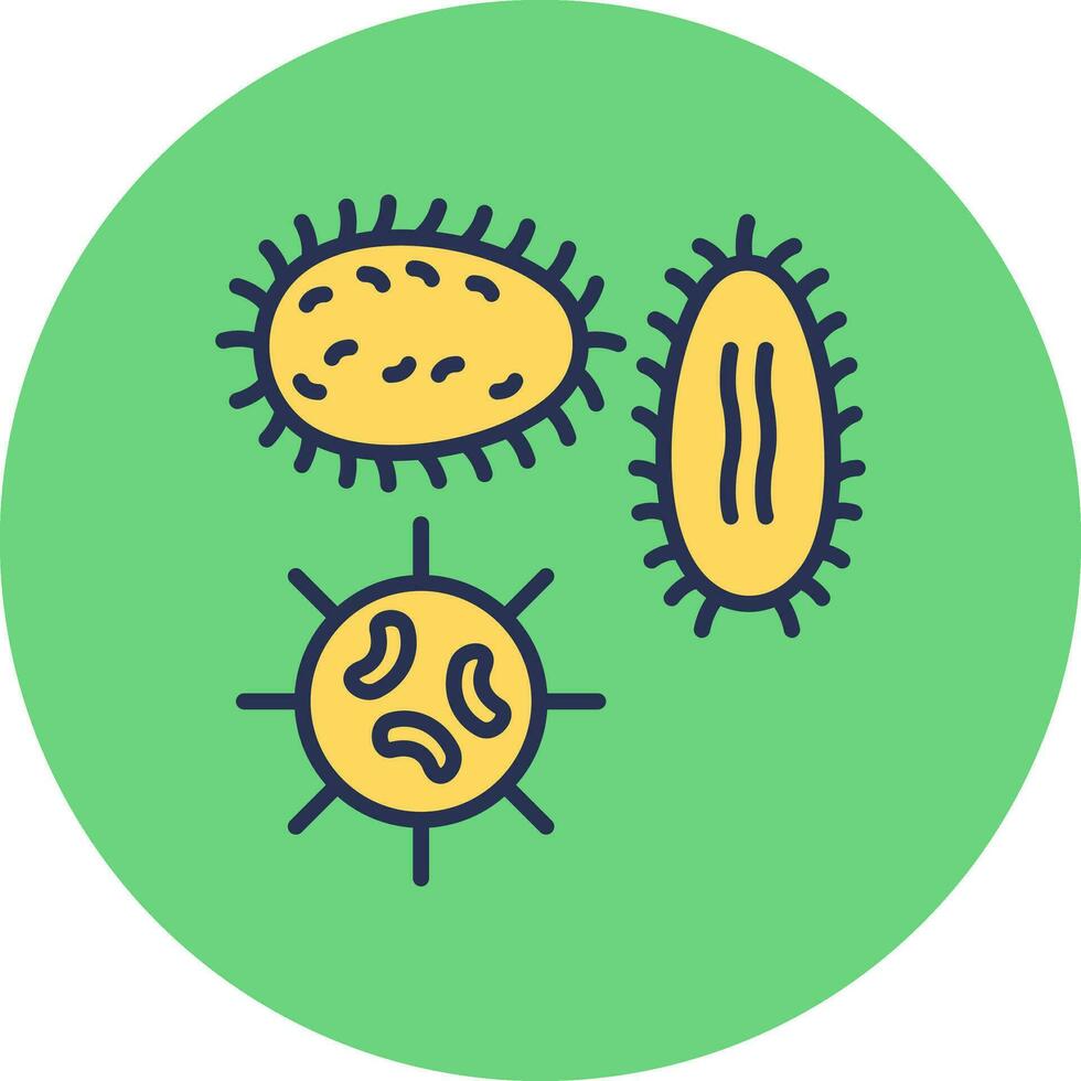 microorganisme vector icoon