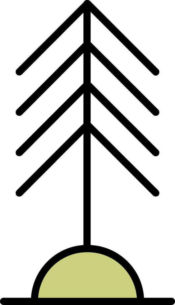 dennenboom vector icon
