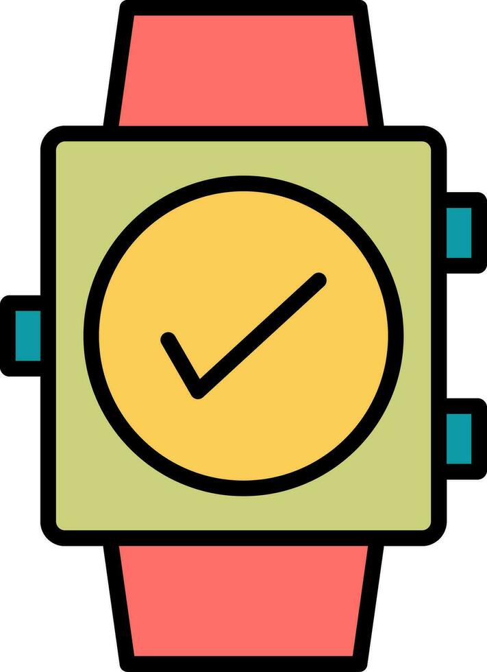 slimme horloge vector icoon