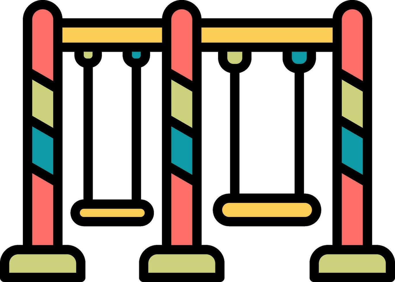 schommel vector icoon