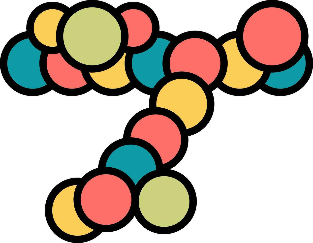 staphylococcus vector icoon