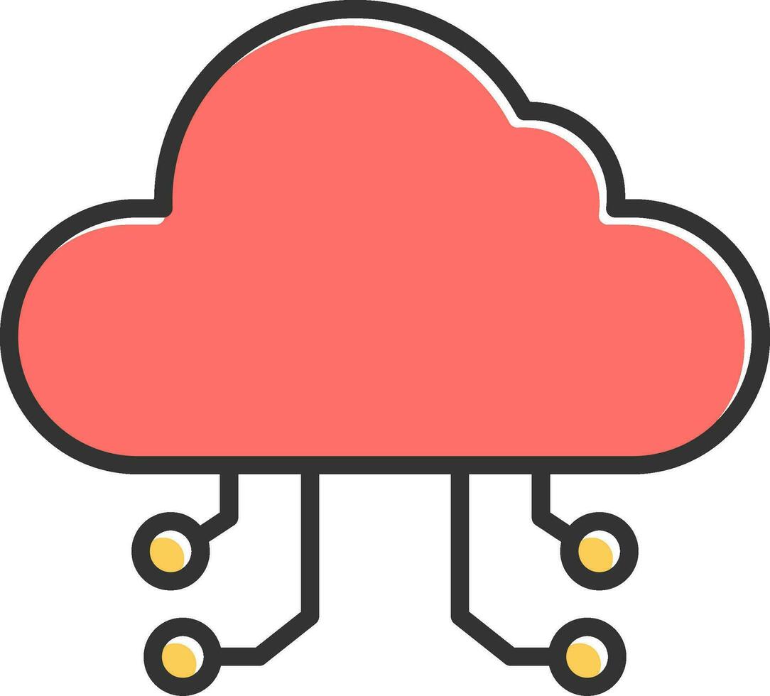 cloud computing vector icon