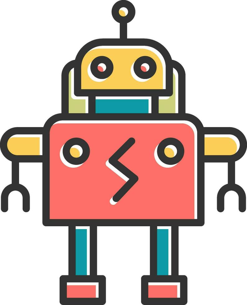 robot vector pictogram