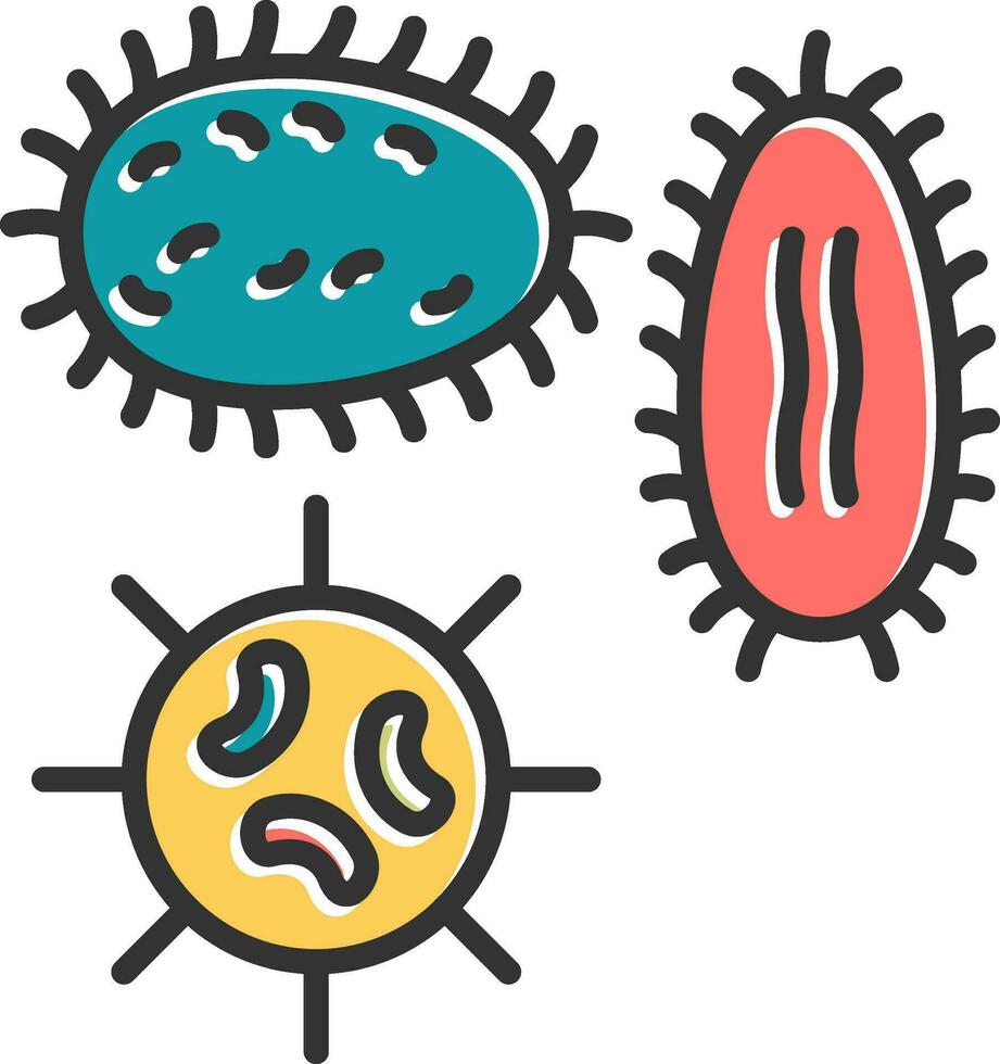 microorganisme vector icoon