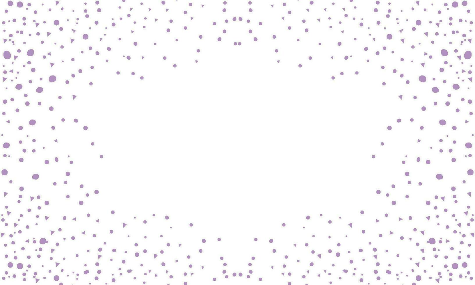 vector hand- getrokken Purper polka punt achtergrond