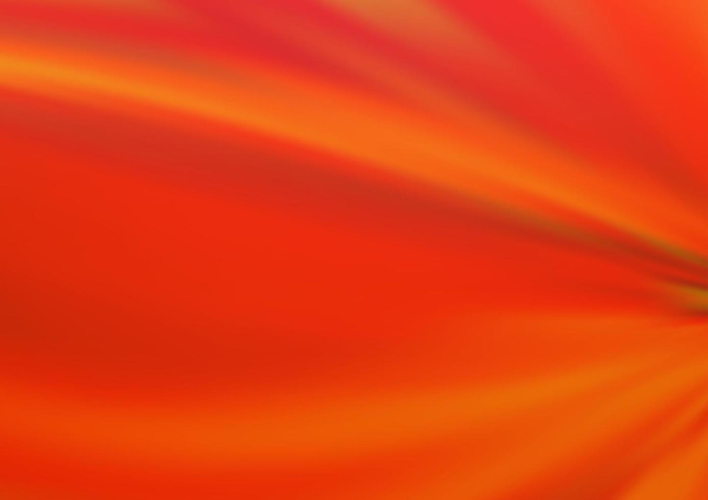 licht oranje vector wazig glans abstracte sjabloon.