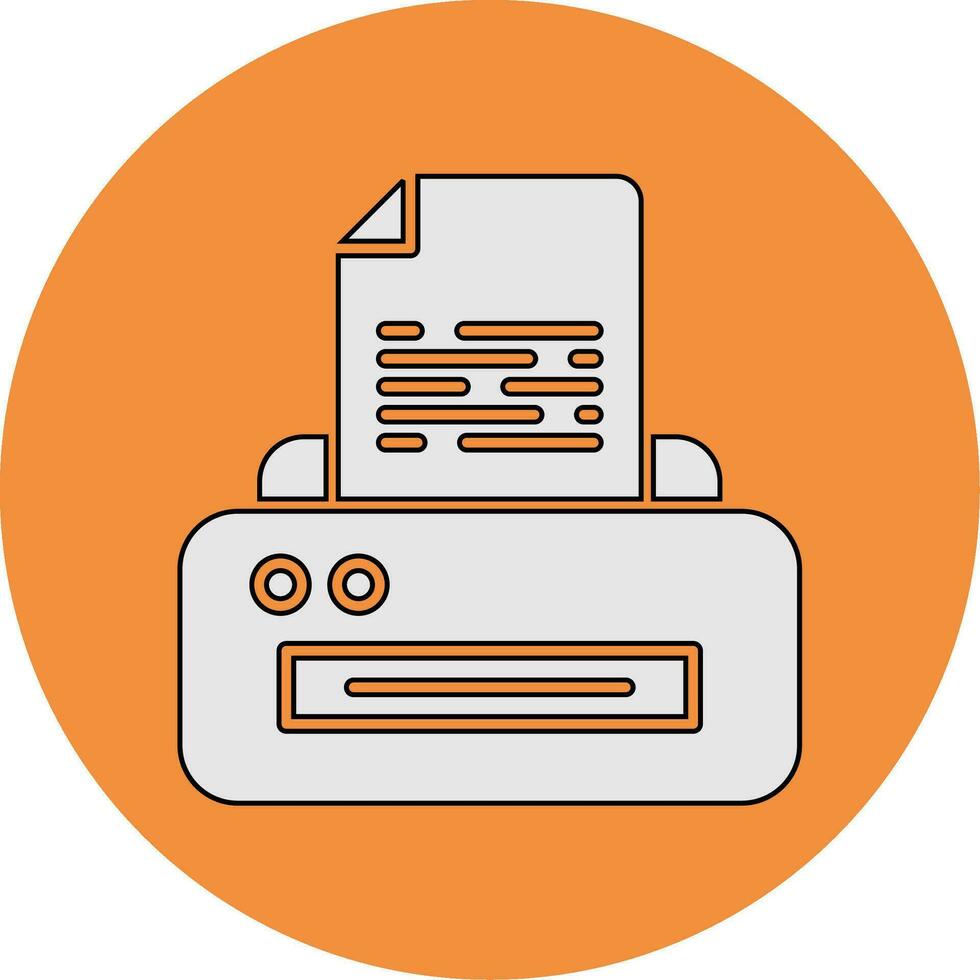 printer vector pictogram