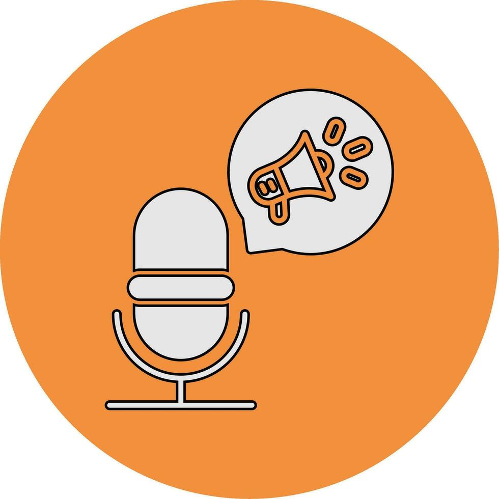 podcast vector icoon