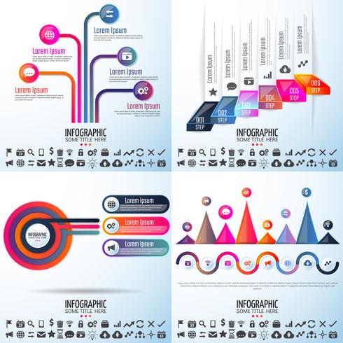 Infographics ontwerpsjabloon vector