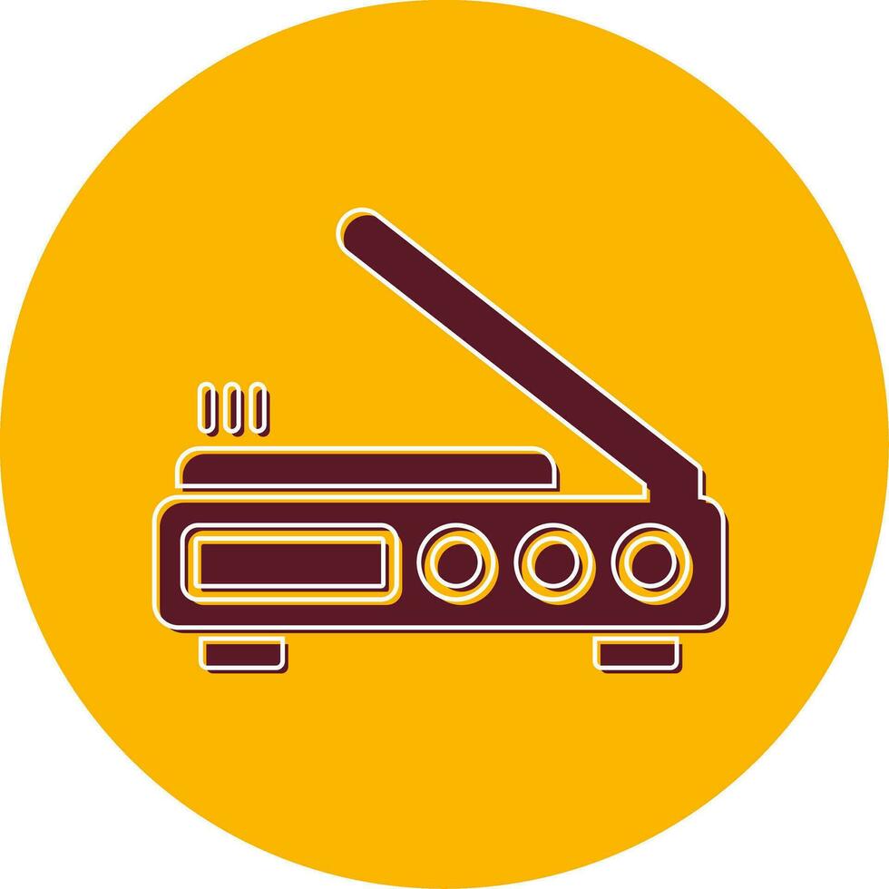 3D-scanner vector pictogram