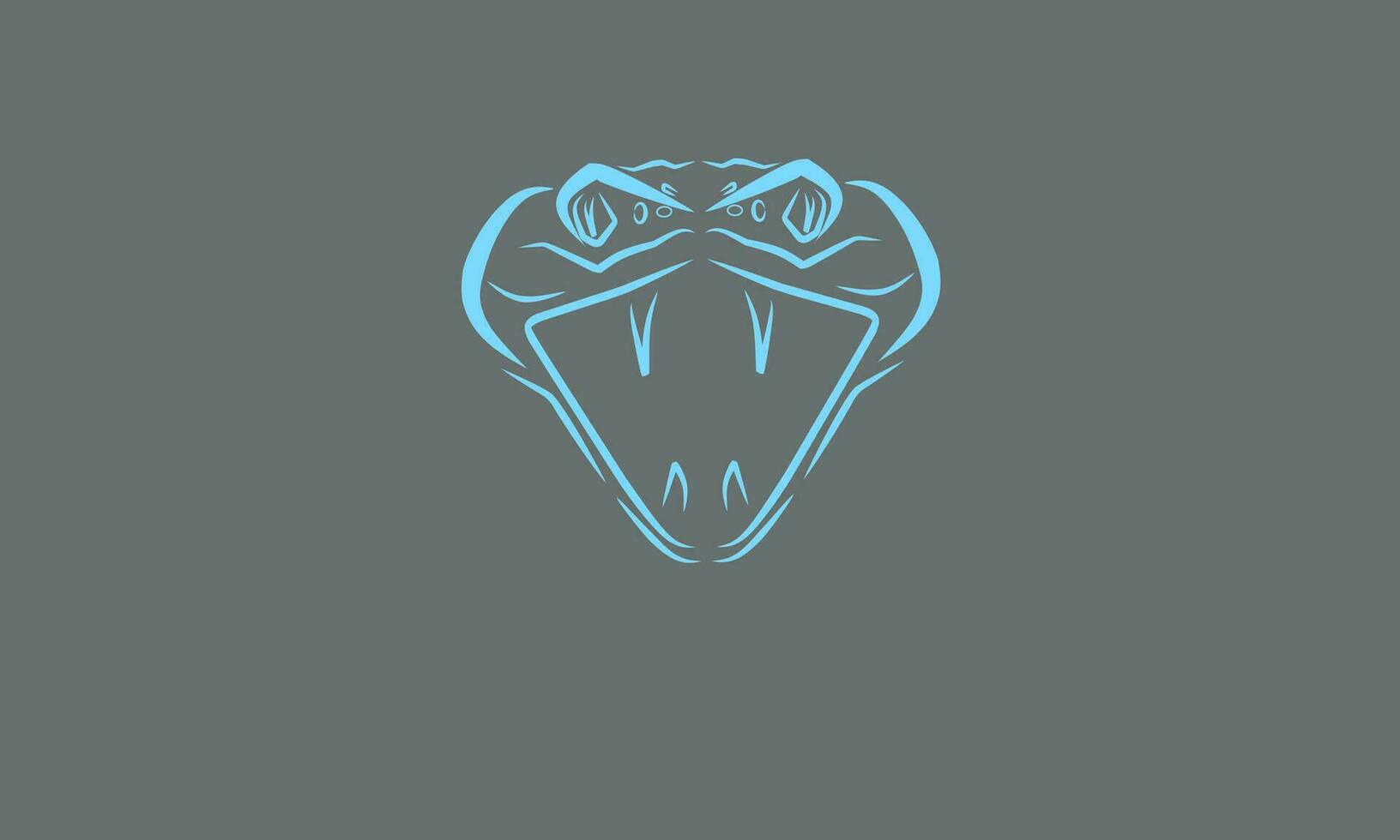 uniek slang logo sjabloon, slang hoofd logo illustratie, slang gezicht. vector