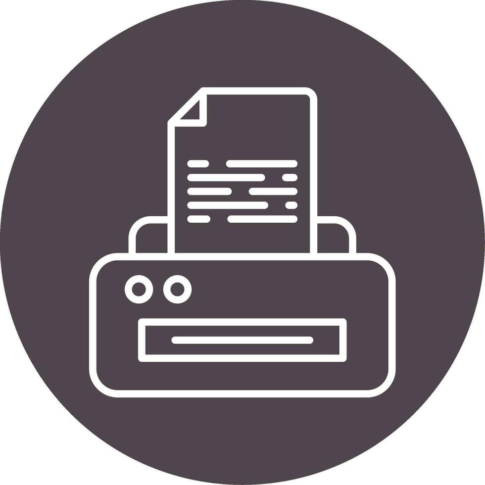 printer vector pictogram