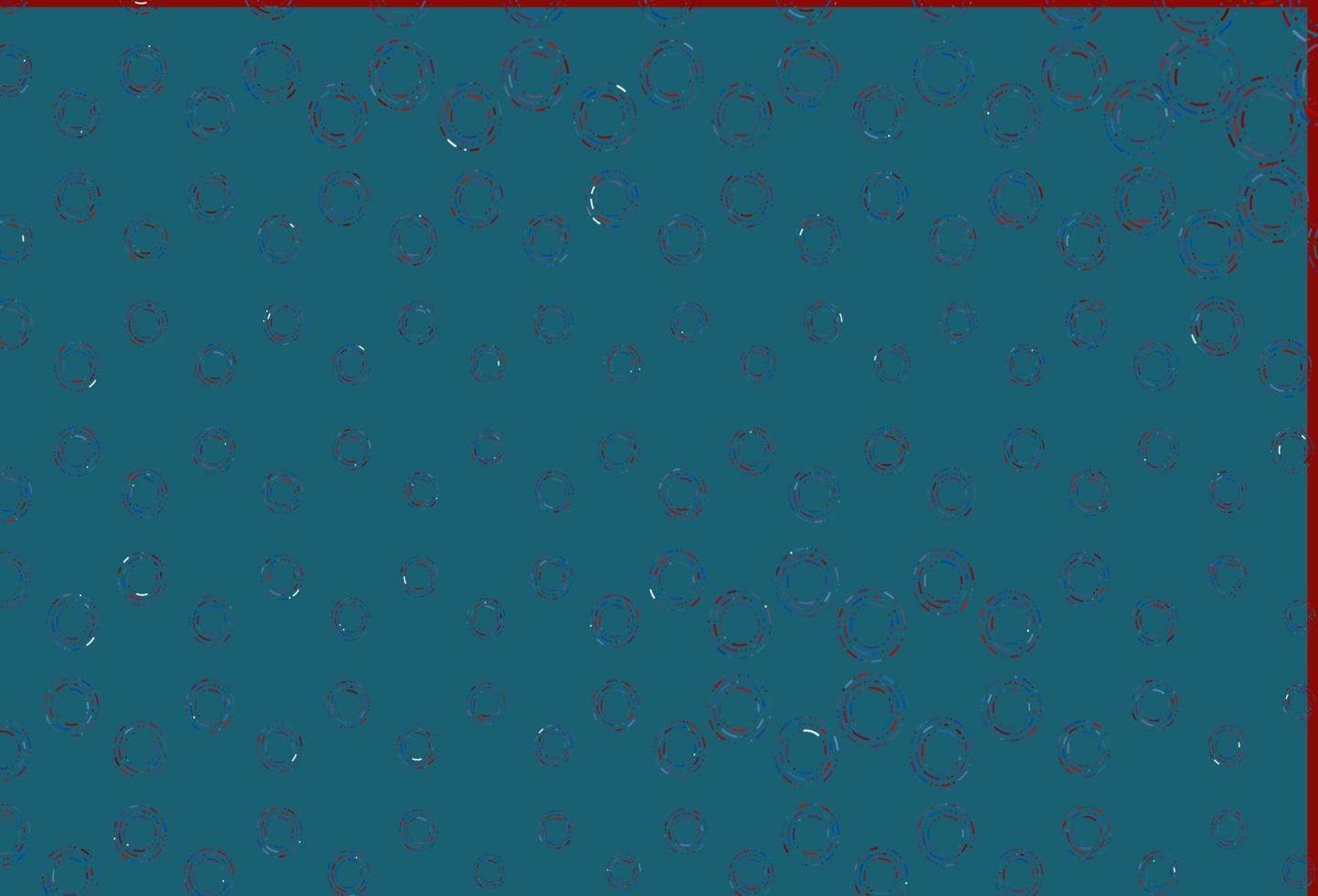 lichtblauw, rood vector sjabloon met cirkels.
