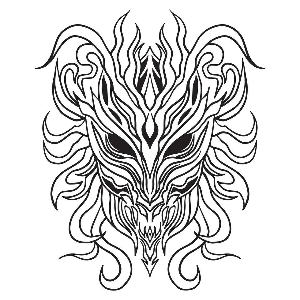 gotisch tribal tatoeëren ornament 5 vector