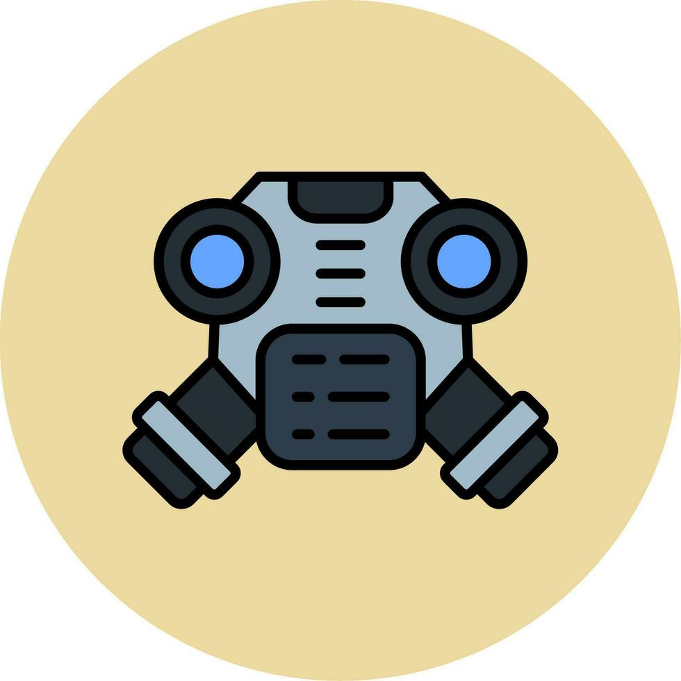 gasmasker vector icon