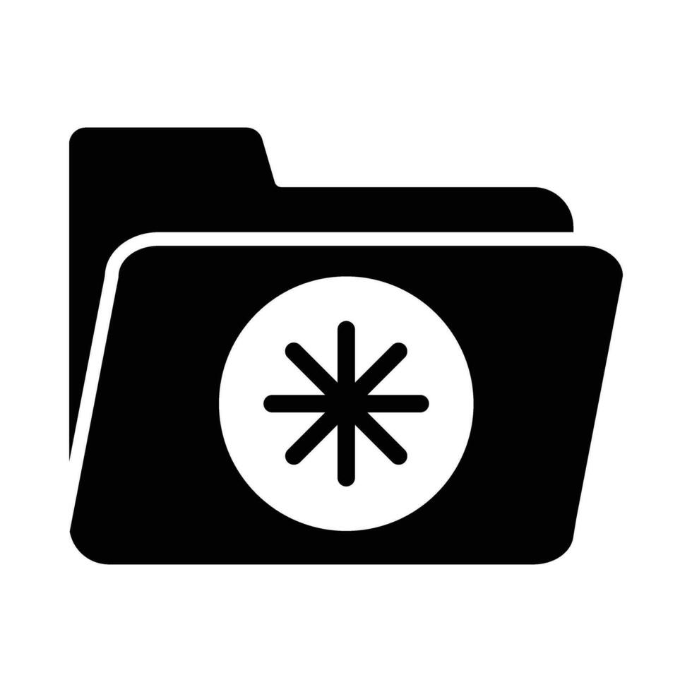 sneeuwvlok vector glyph icoon voor persoonlijk en reclame gebruiken.