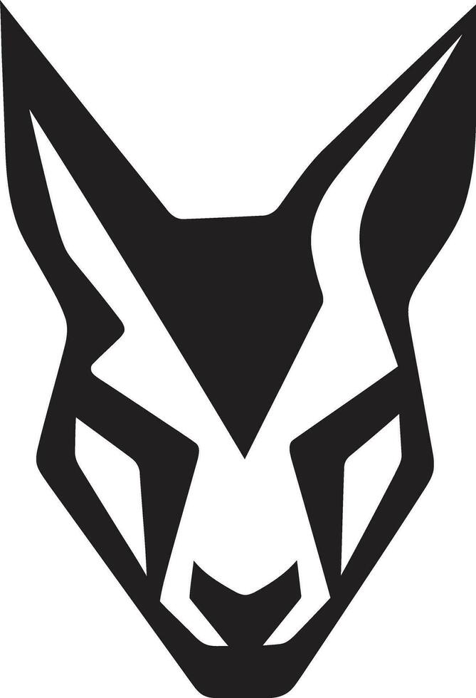 kangoeroe uitdrukken ontwerp kangoeroe kickboksen icoon vector
