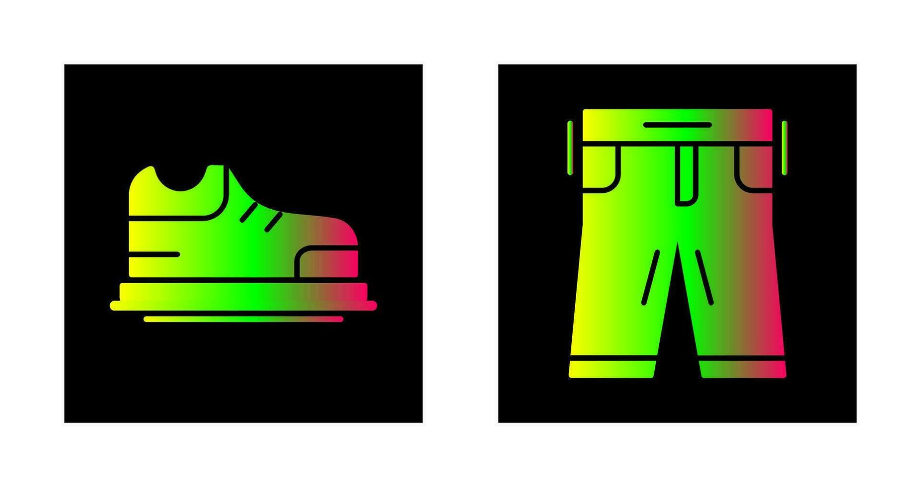schoenen en broek icoon vector