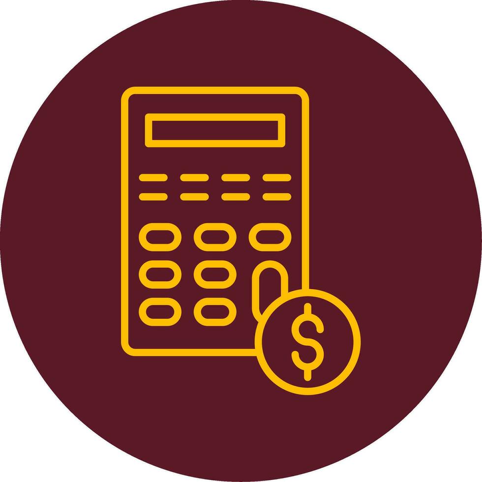 rekenmachine vector pictogram