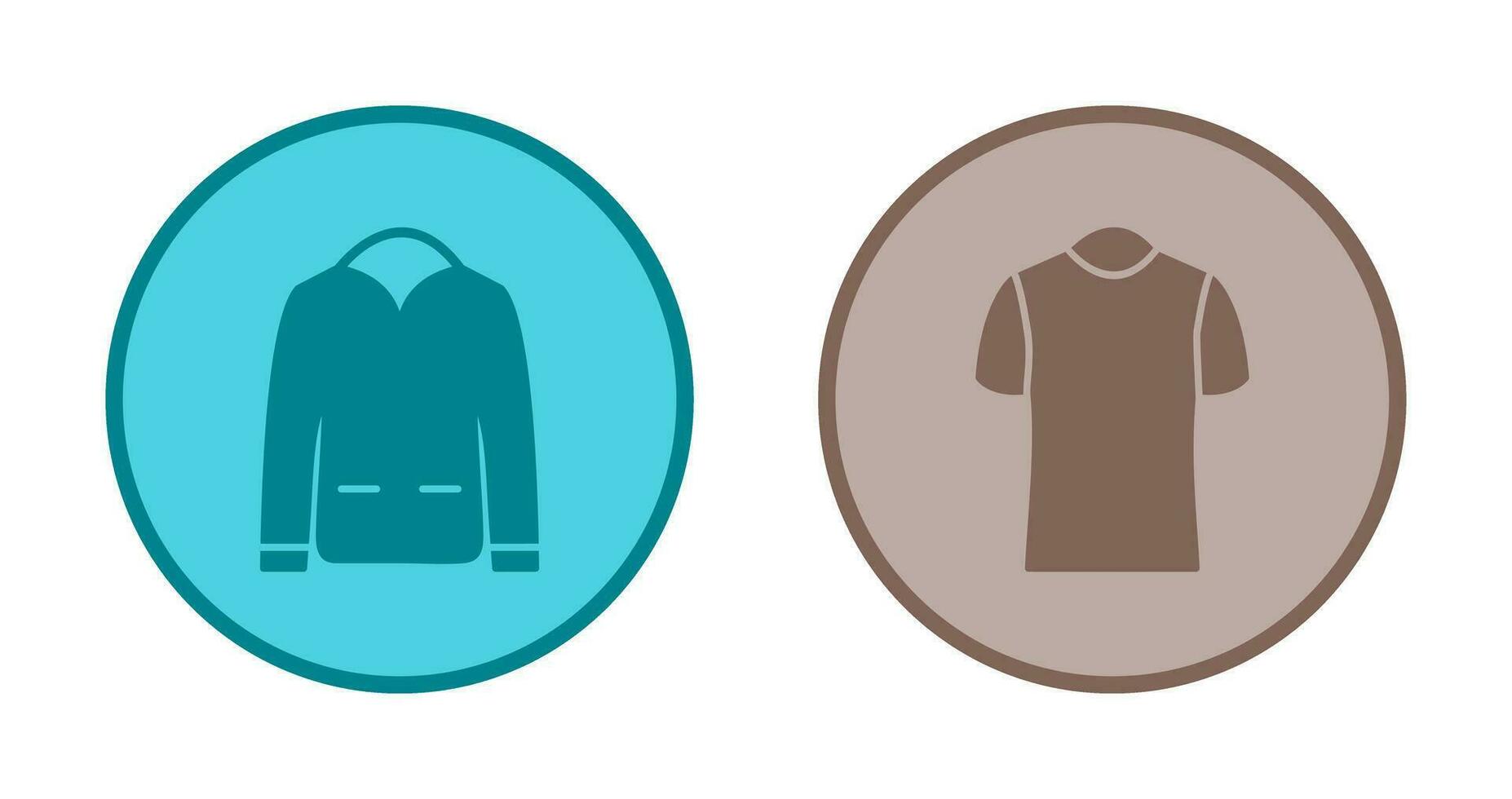 Mannen jasje en polo overhemd icoon vector