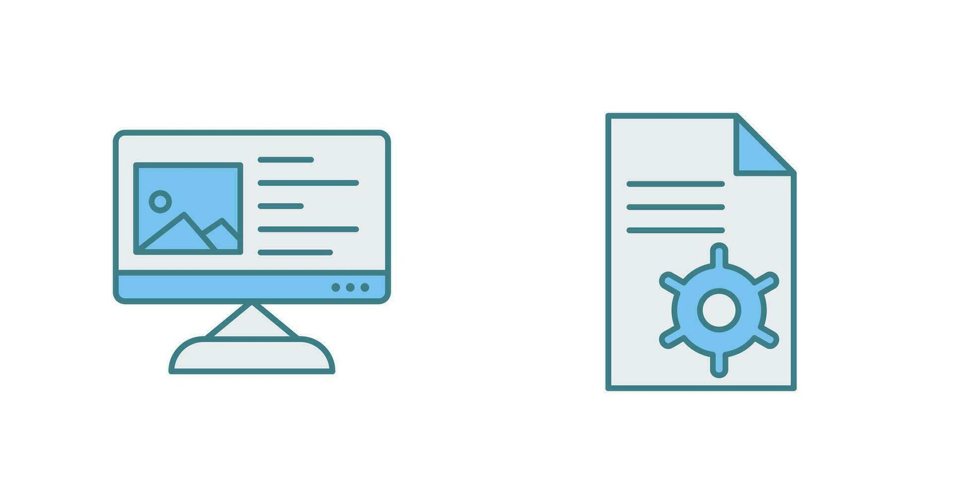 inhoud planning en inhoud beheer icoon vector