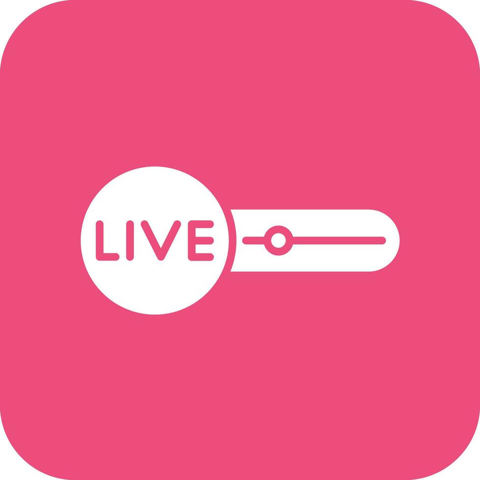 live stream vector icoon