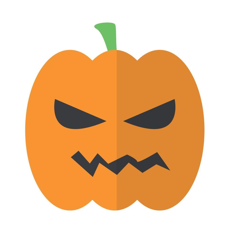 Halloween-pompoen. pompoen jack vector