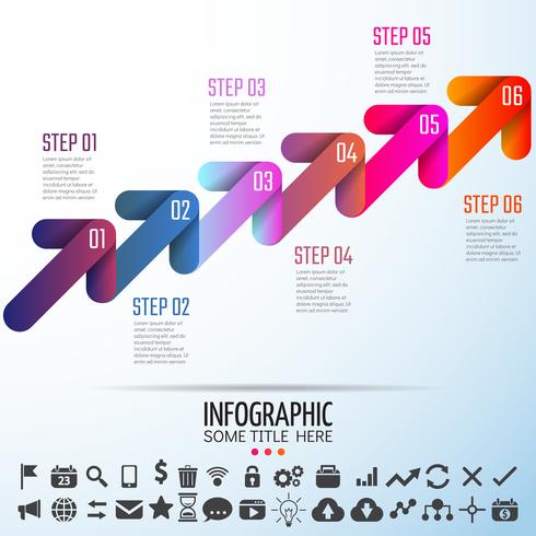 Infographics ontwerpsjabloon vector