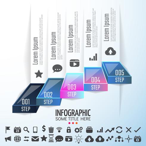 Infographics ontwerpsjabloon vector