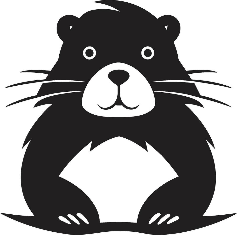 bever monarch Mark bever gekroond heraldiek vector