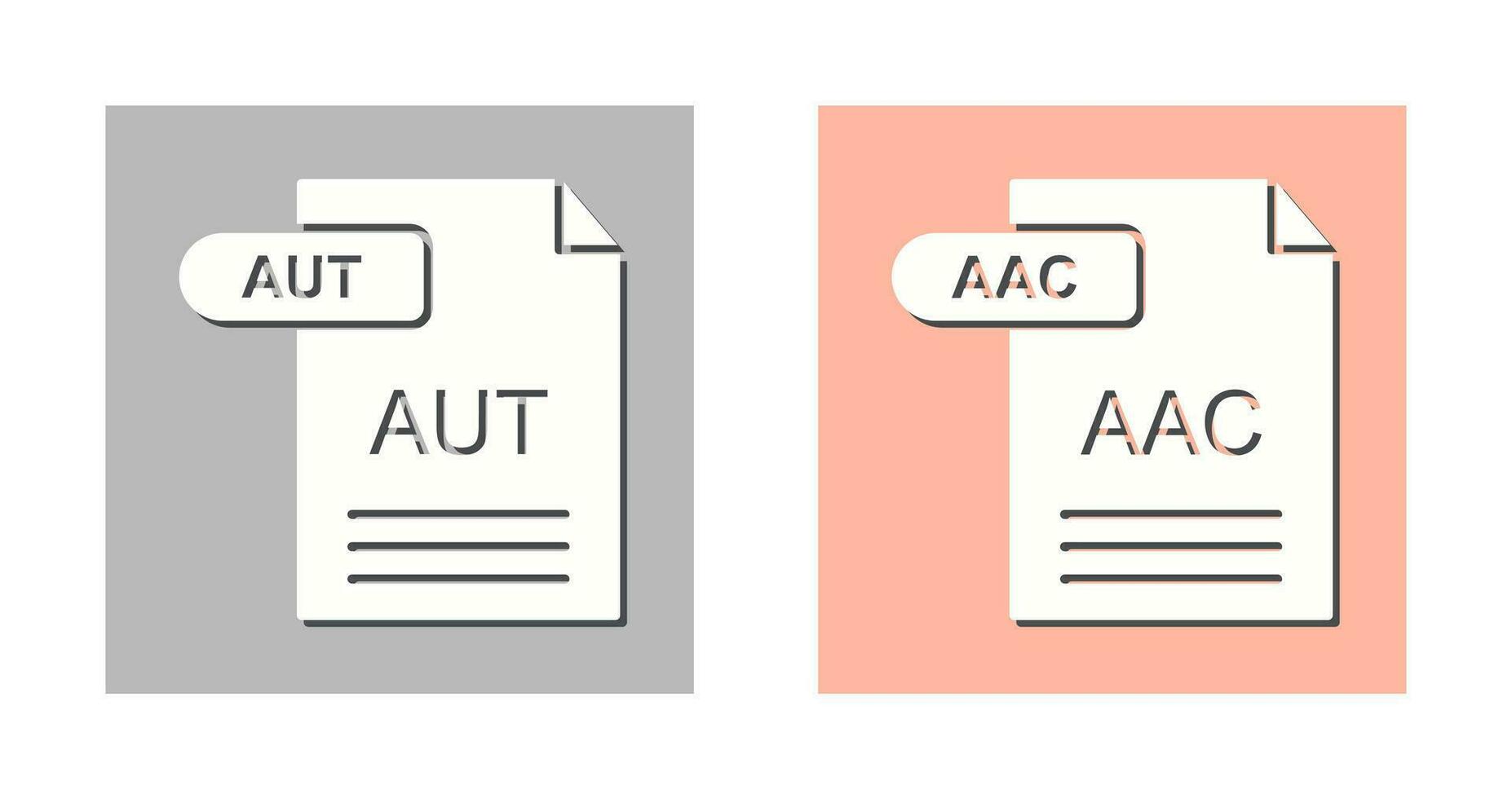 aac en automatisch icoon vector