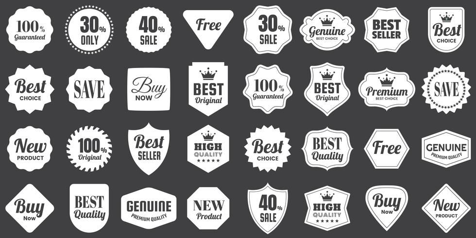 Vintage Retro Vector Logo voor banner