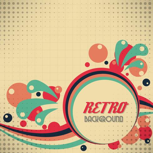 Oude retro vintage stijl achtergrond ontwerpsjabloon vector