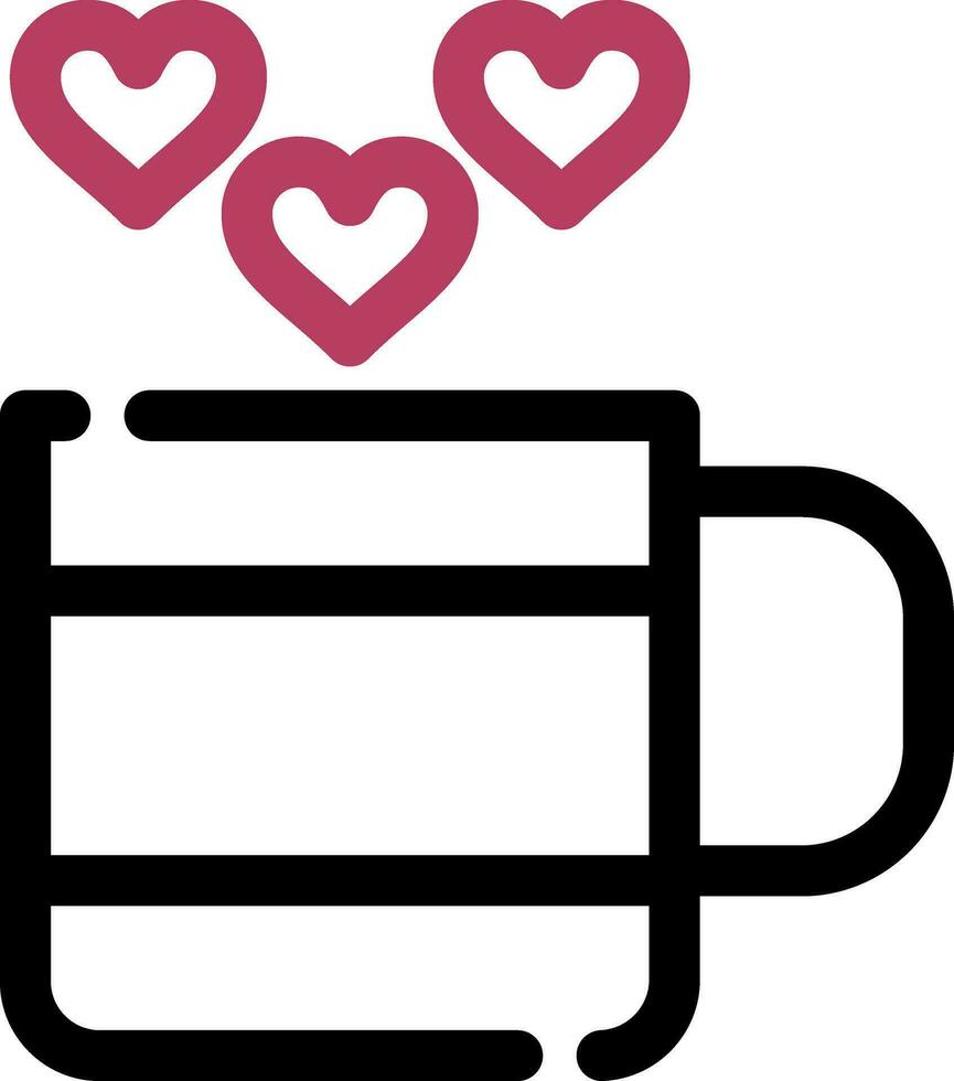 liefde thee creatief icoon ontwerp vector
