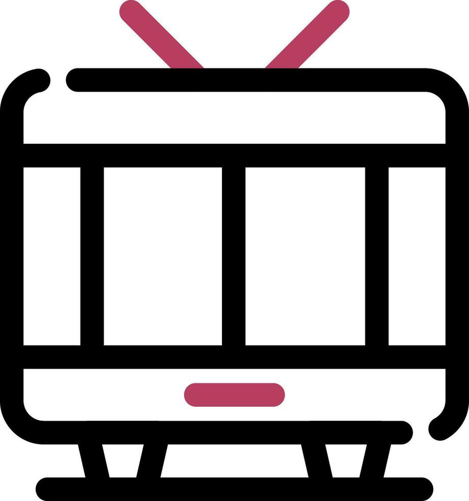 TV creatief icoon ontwerp vector